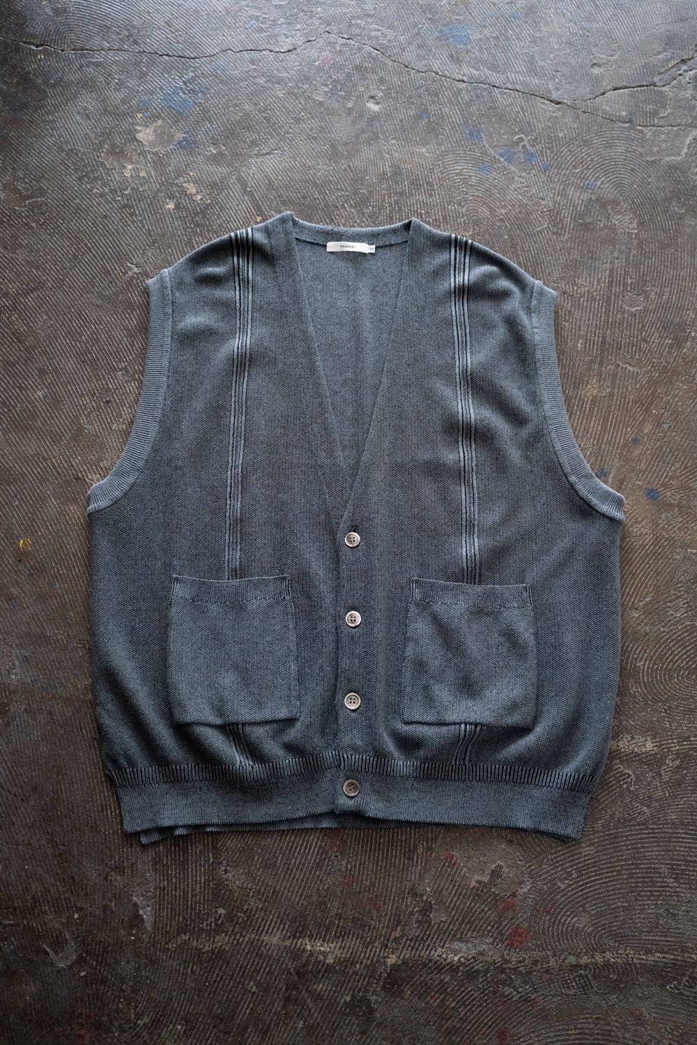 【26SS】Shirotsume V-neck Vest(BLUE)