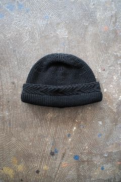 【23SS】Yagasuri Knit Cap(BLACK)