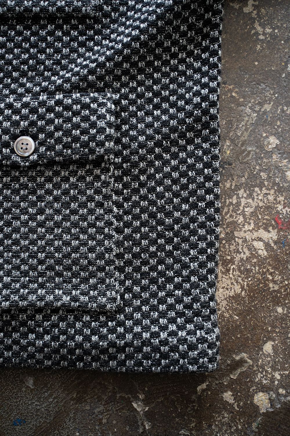 【25AW】Shinsetsu Knit Jacket(MIX GRAY)