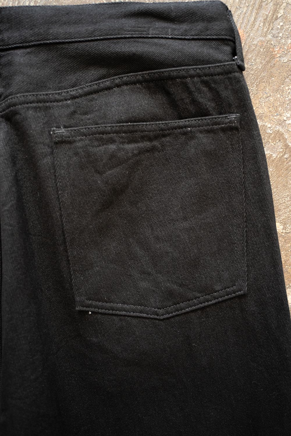 【ラスト1点】【24AW】インボックスタック12ozデニムパンツ(BLACK)