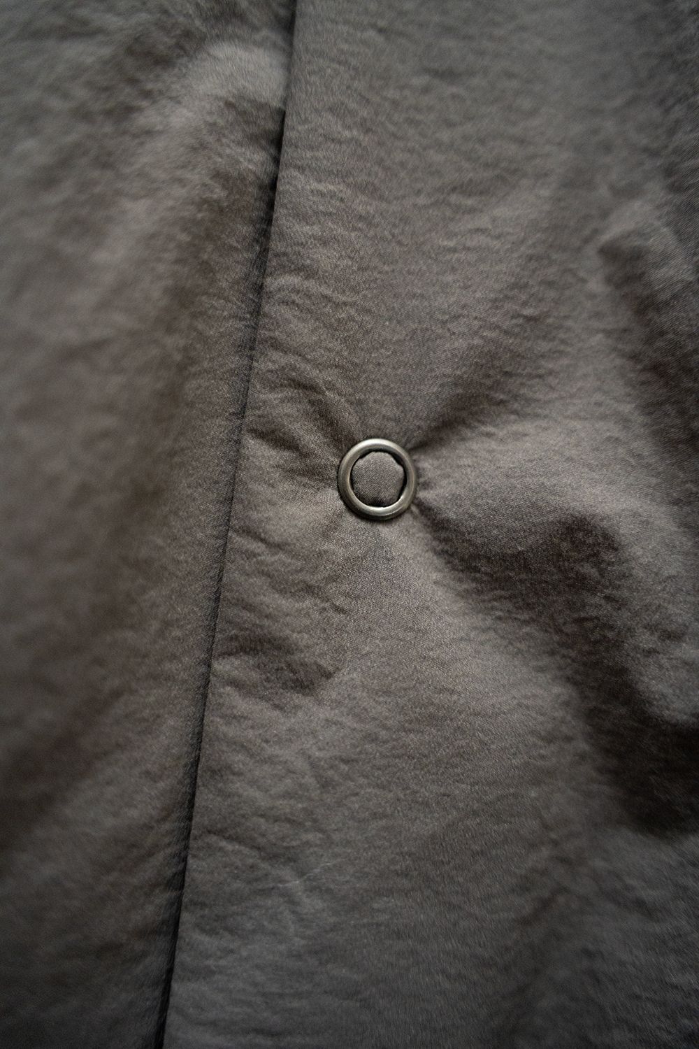 【25AW】シンサレートオープンカラーシャツブルゾン(CHARCOAL BROWN)