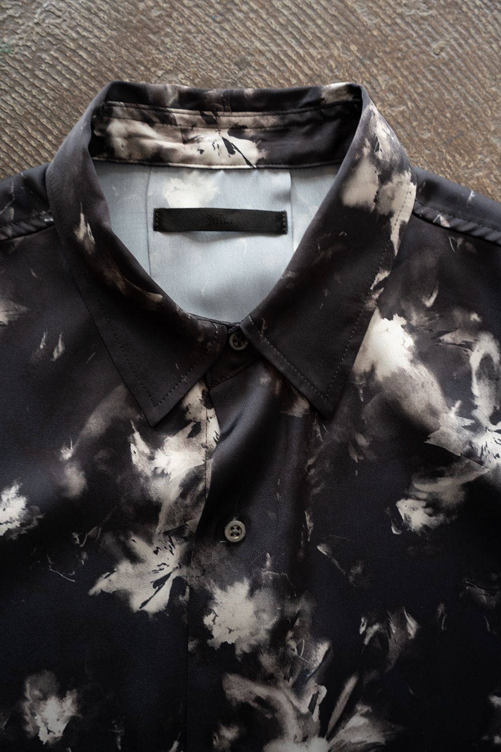 【26SS】Floral S/S Shirt/フローラルショートスリーブシャツ(BLACK)