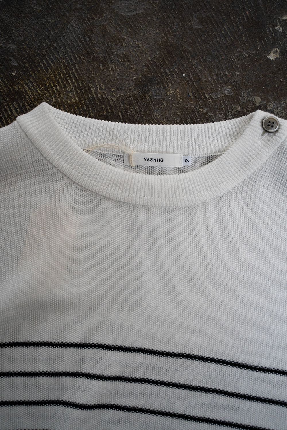 YASHIKI - 【25SS】Funaato Knit(WHITE) | Salty