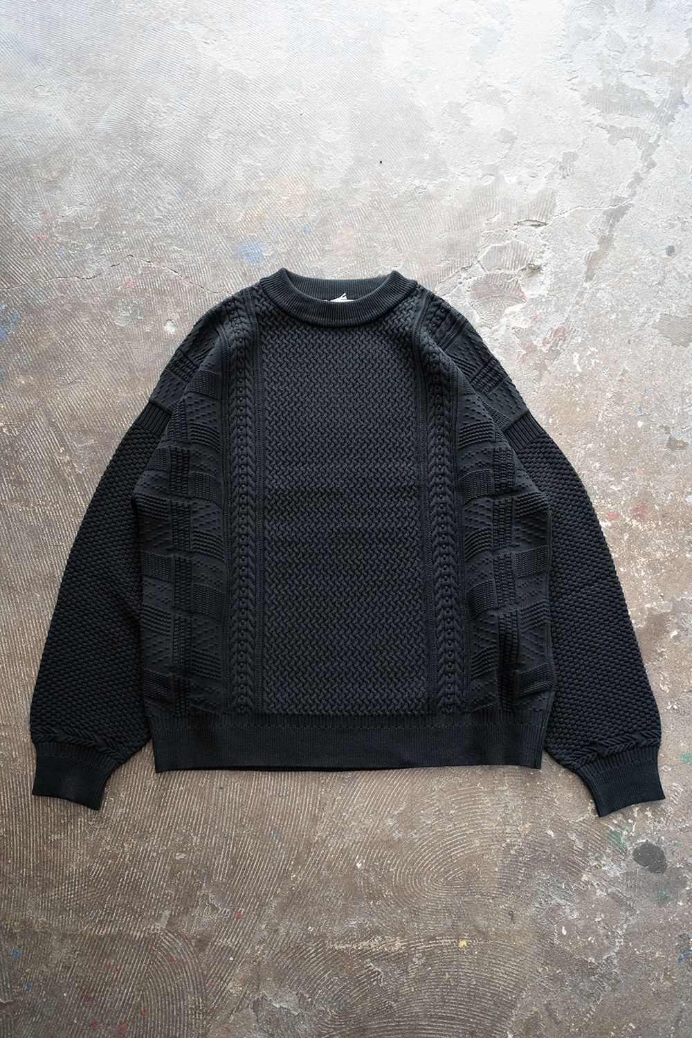 Yashiki Arare Knit matcha アラレ ニット サイズ1 | hartwellspremium.com