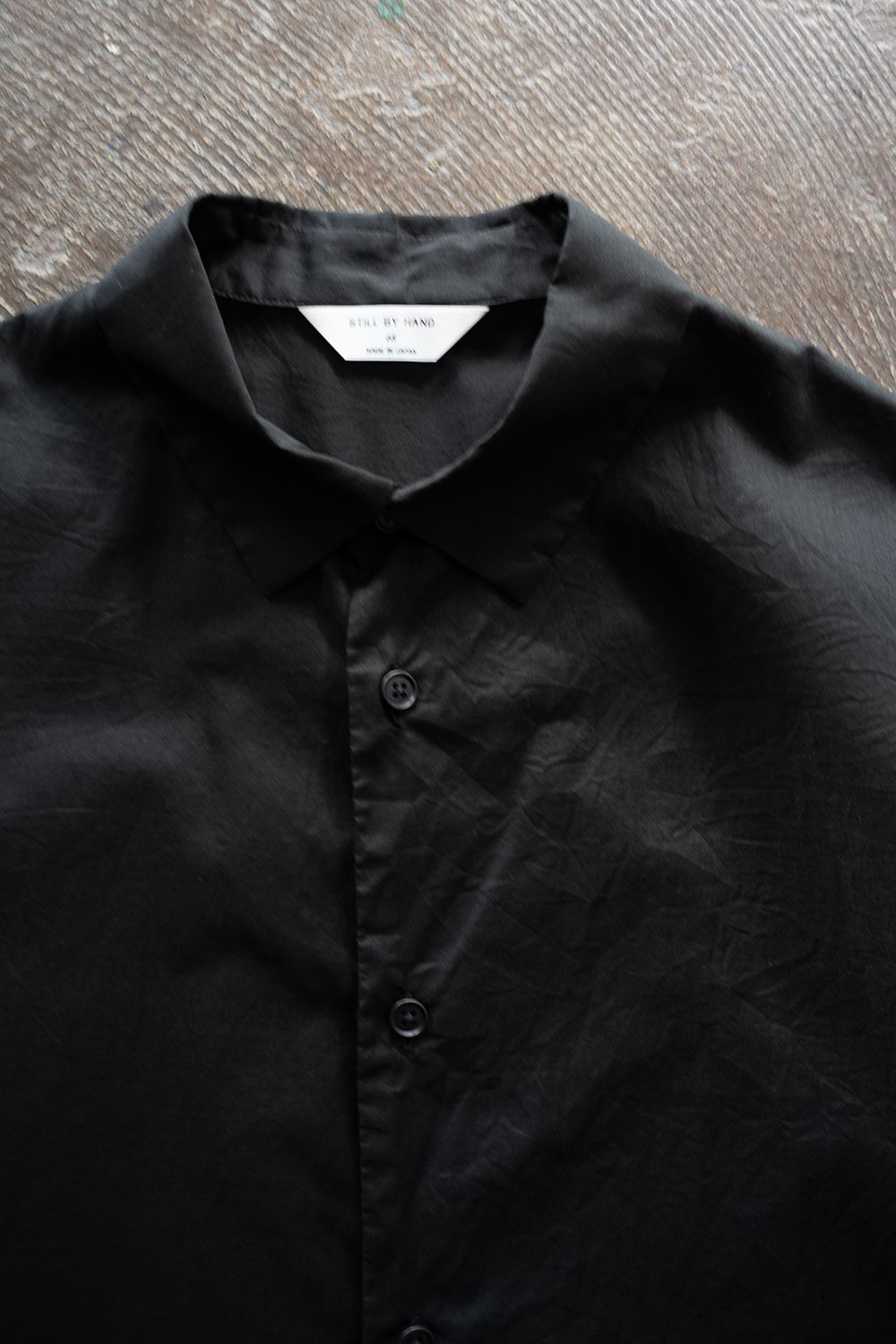 【26SS】ローン地半袖無双シャツ(INK BLACK)