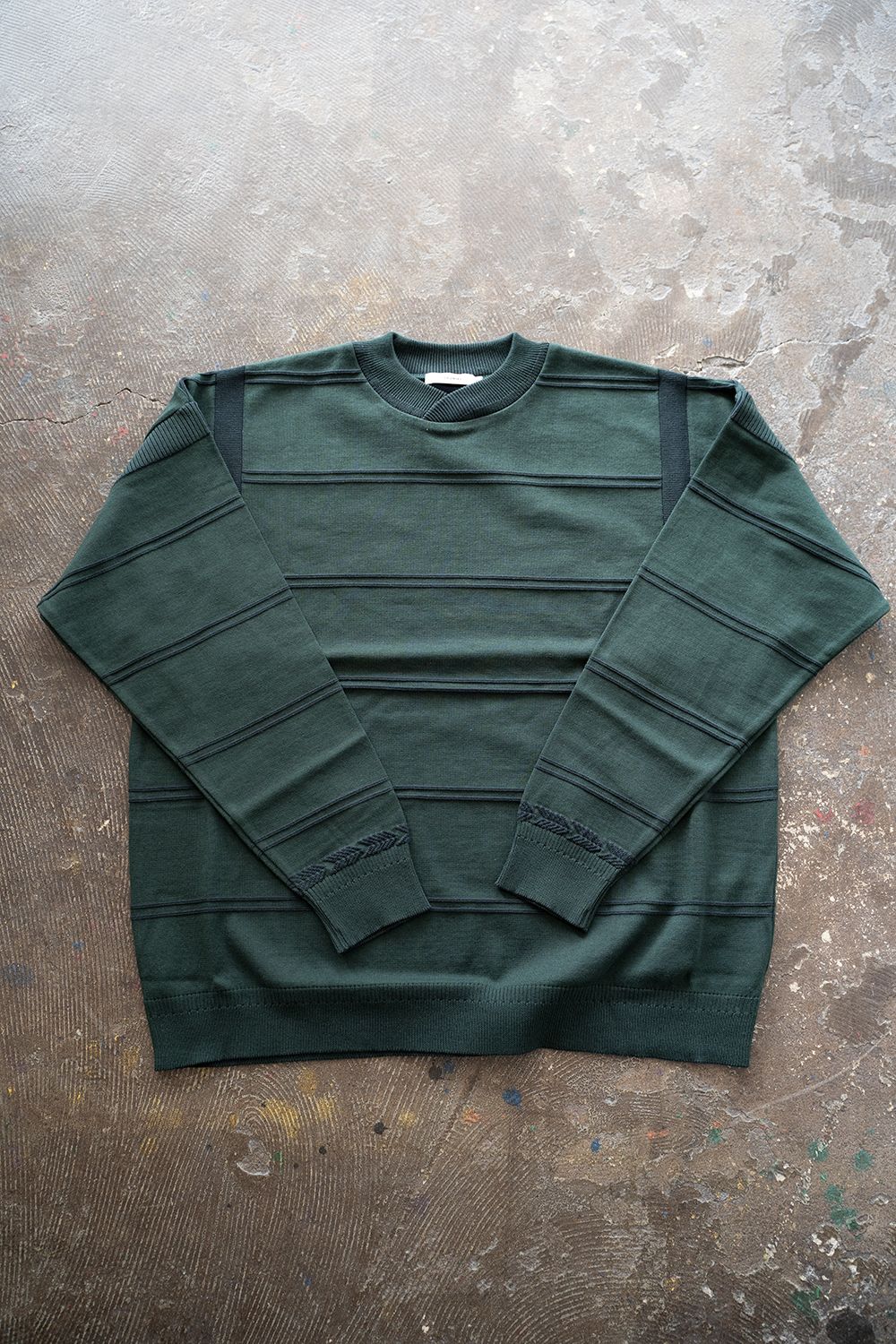 YASHIKI - 【ラスト1点】【21SS】Hamon Knit(GREEN) | Salty