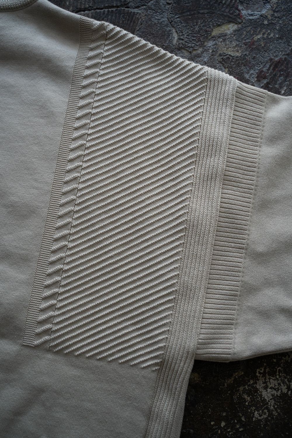 Akisora Mock Neck Knit(PEARL GRAY)