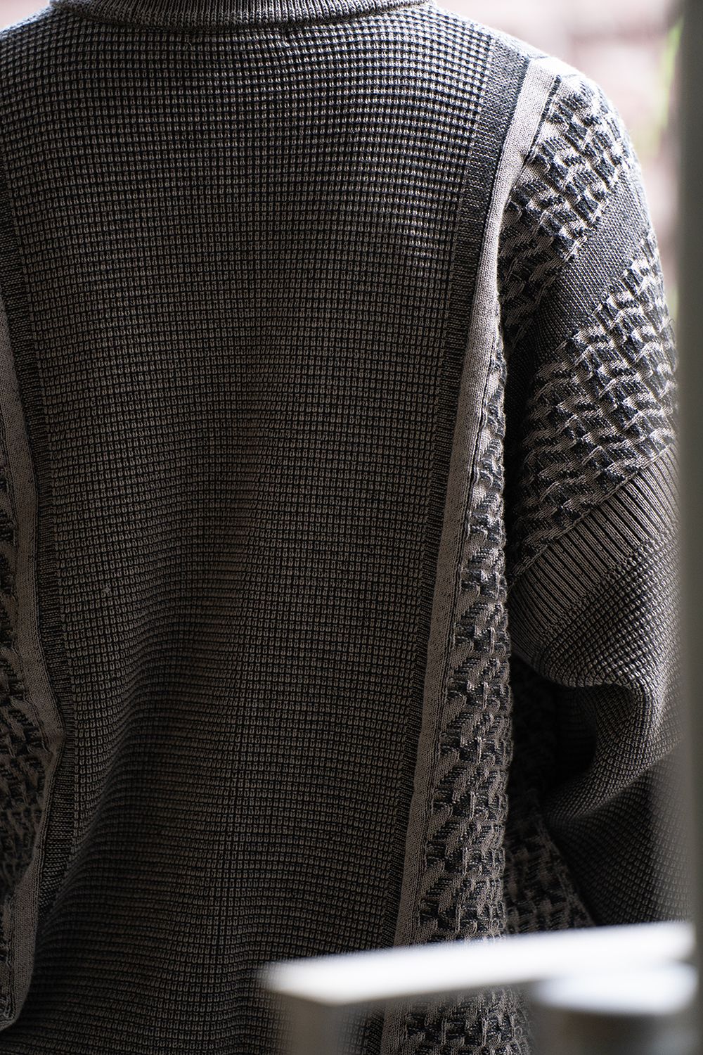 【24AW】Tasogare Cardigan(KHAKI) YASHIKI - 【ラスト1点】【24AW】Tasogare Cardigan(CHARCOAL