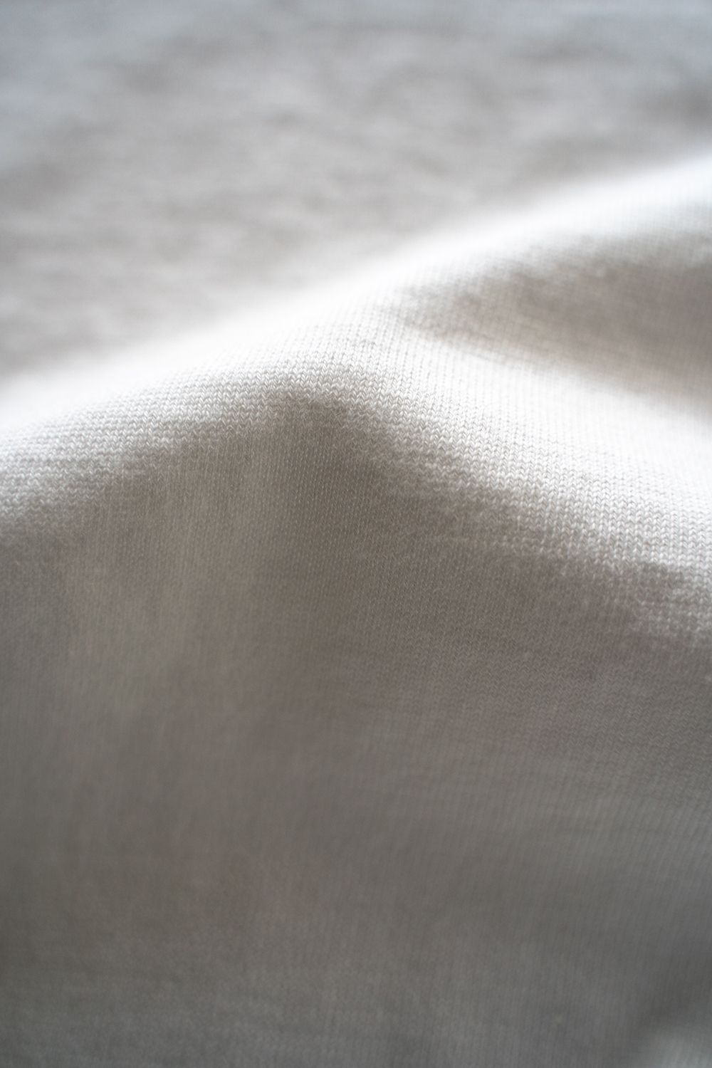 【ラスト1点】【22SS】スビンコットン30/2吊り天竺半袖T(OFF WHITE)