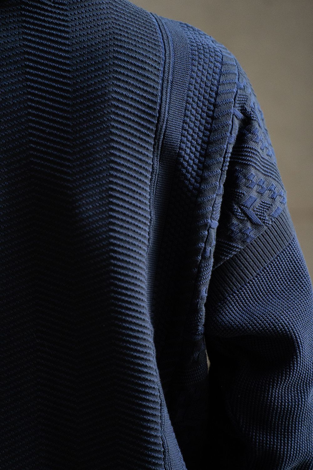 YASHIKI - 【ラスト1点】【23SS】Hanadoki Knit(NAVY) | Salty