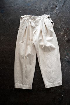 【ラスト1点】【22SS】Karusan Nodoka Denim Pants/カルサンノドカデニムパンツ(KINARI)
