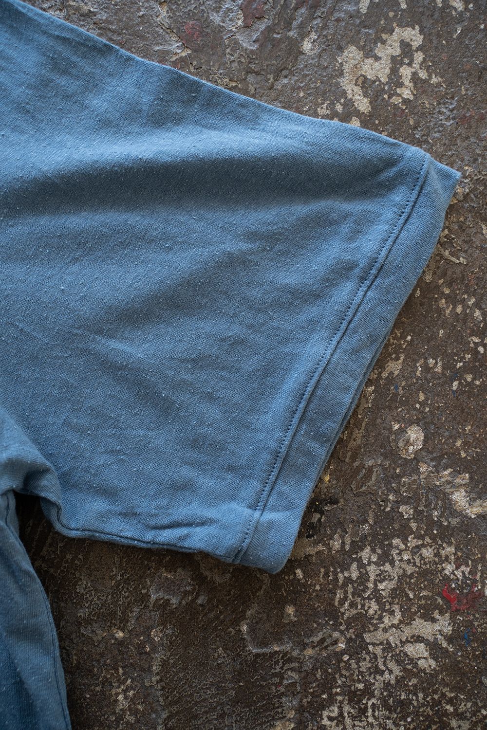 【ラスト1点】【25SS】シルクネップTシャツ(SMOKE BLUE)