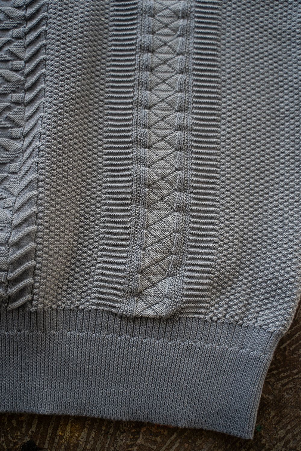 【ラスト1点】【24SS】Kusabue Knit(PALE BLUE)