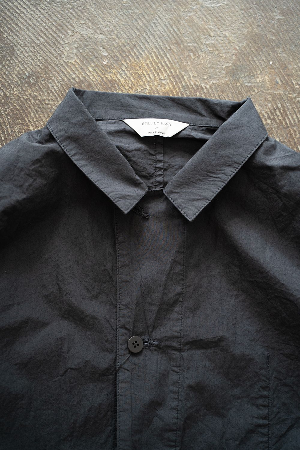 【ラスト1点】【25SS】ガーメントダイカバーオール(INK BLACK)