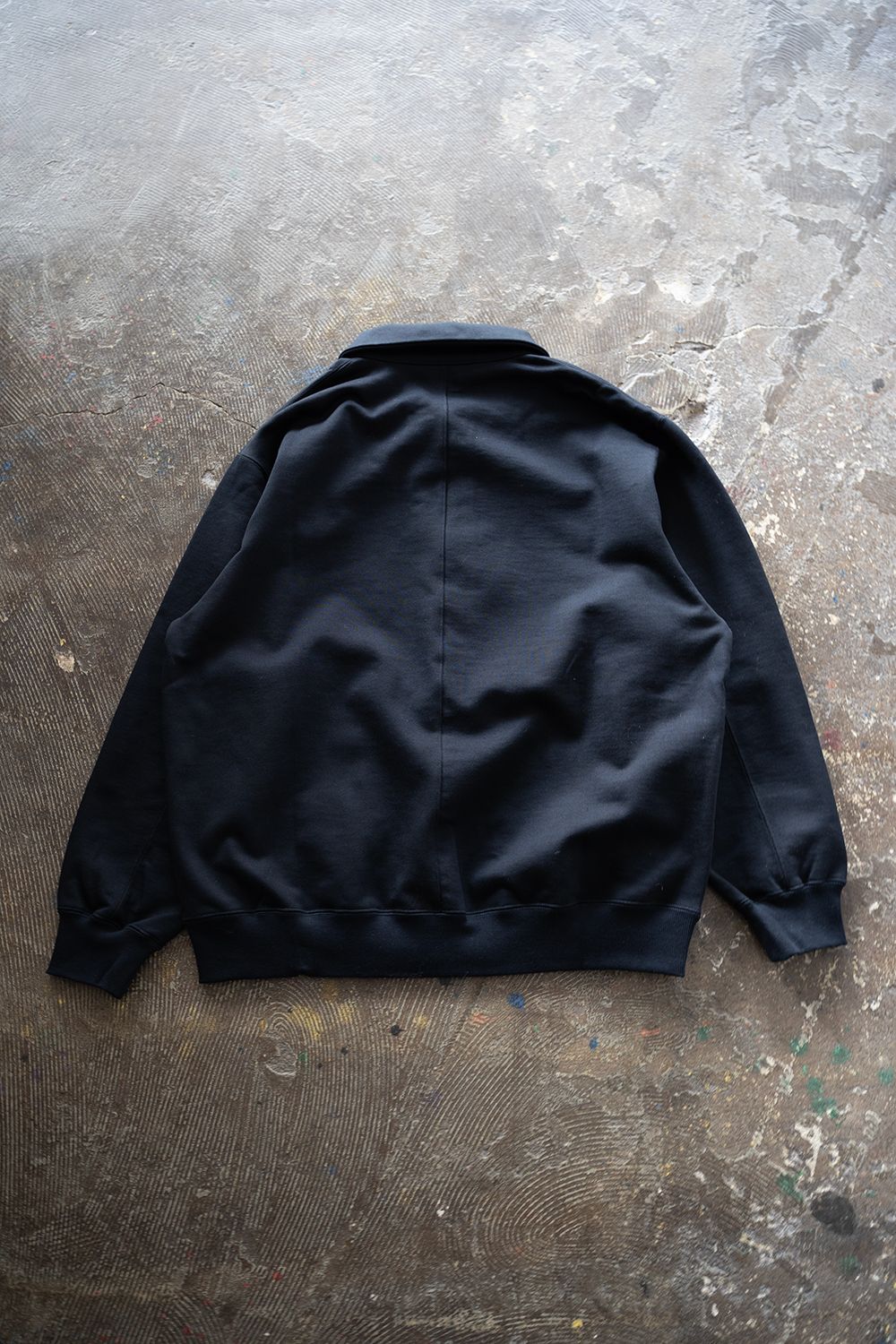 【ラスト1点】【25SS】ハイネックプルオーバースウェット(DARK NAVY)