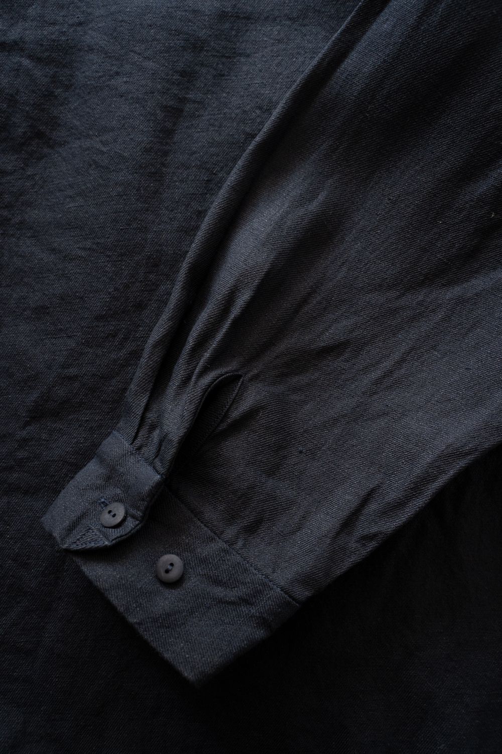 和紙大麻シャツ(濃紺)
