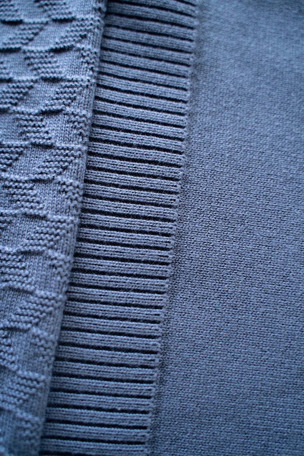 【ラスト1点】【22AW】Hatsushimo Knit Polo(SMALT BLUE)