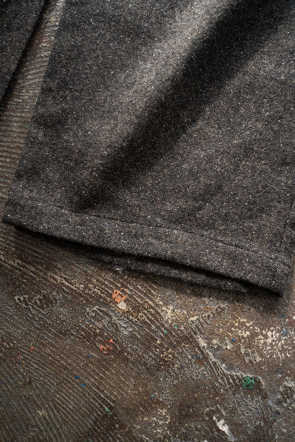 【ラスト1点】【24AW】5者混ネップツイードスラックス(BROWN)