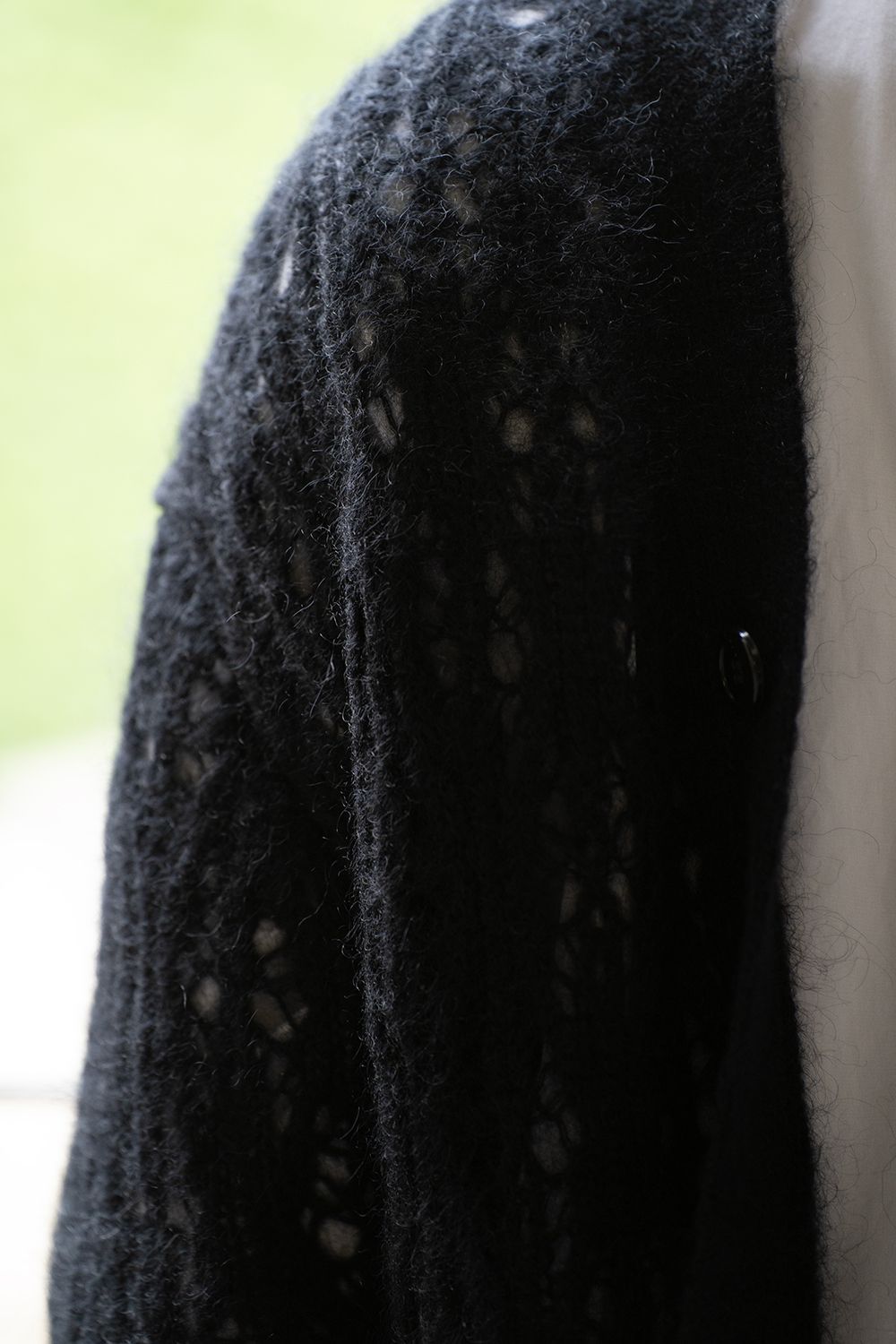 【ラスト1点】【24AW】Melt Cardigan/メルトカーディガン(BLACK)