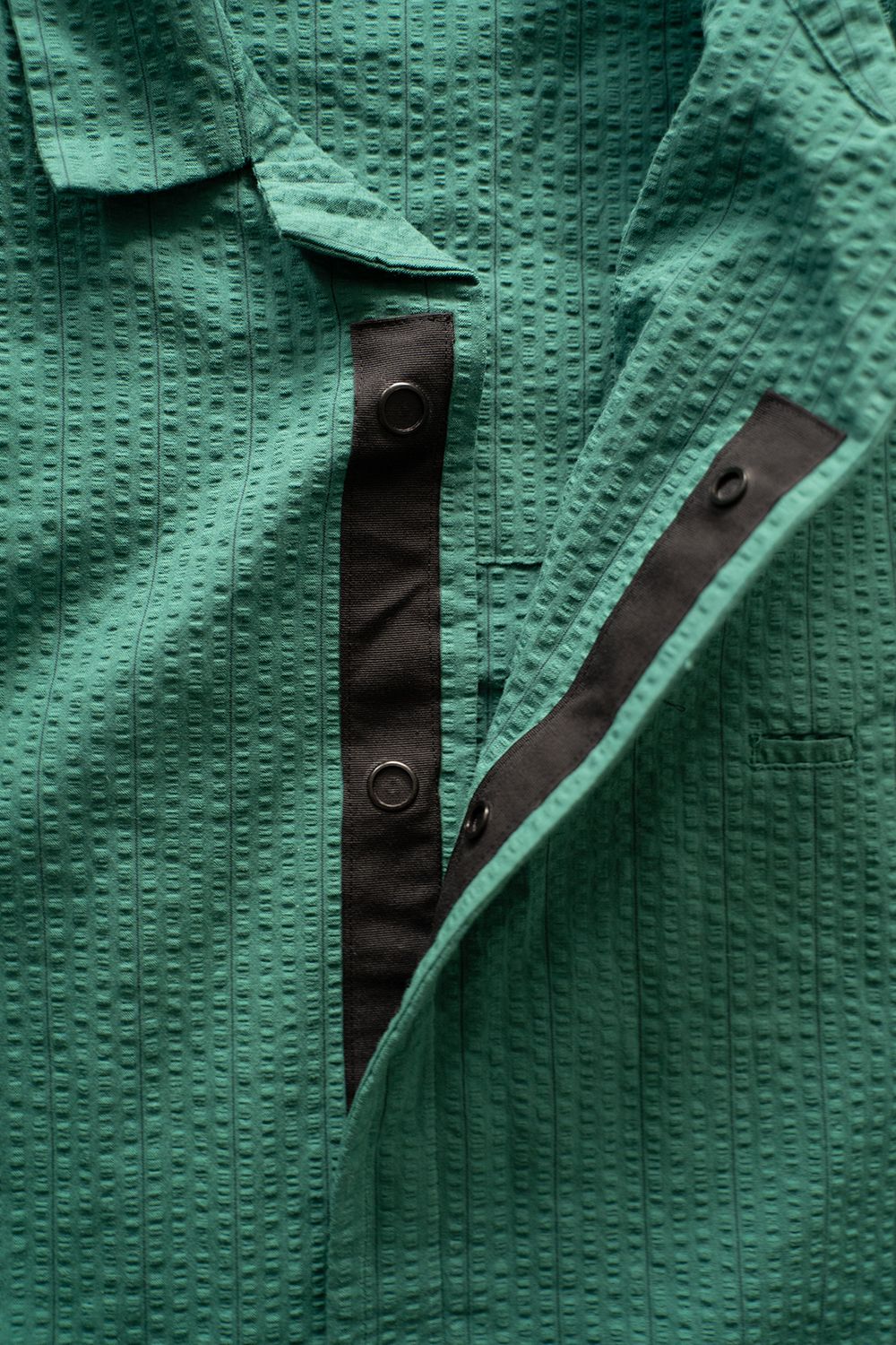 【ラスト1点】【23SS】"joint(short)"pajama【オールインワン】(GREEN×BLACK)