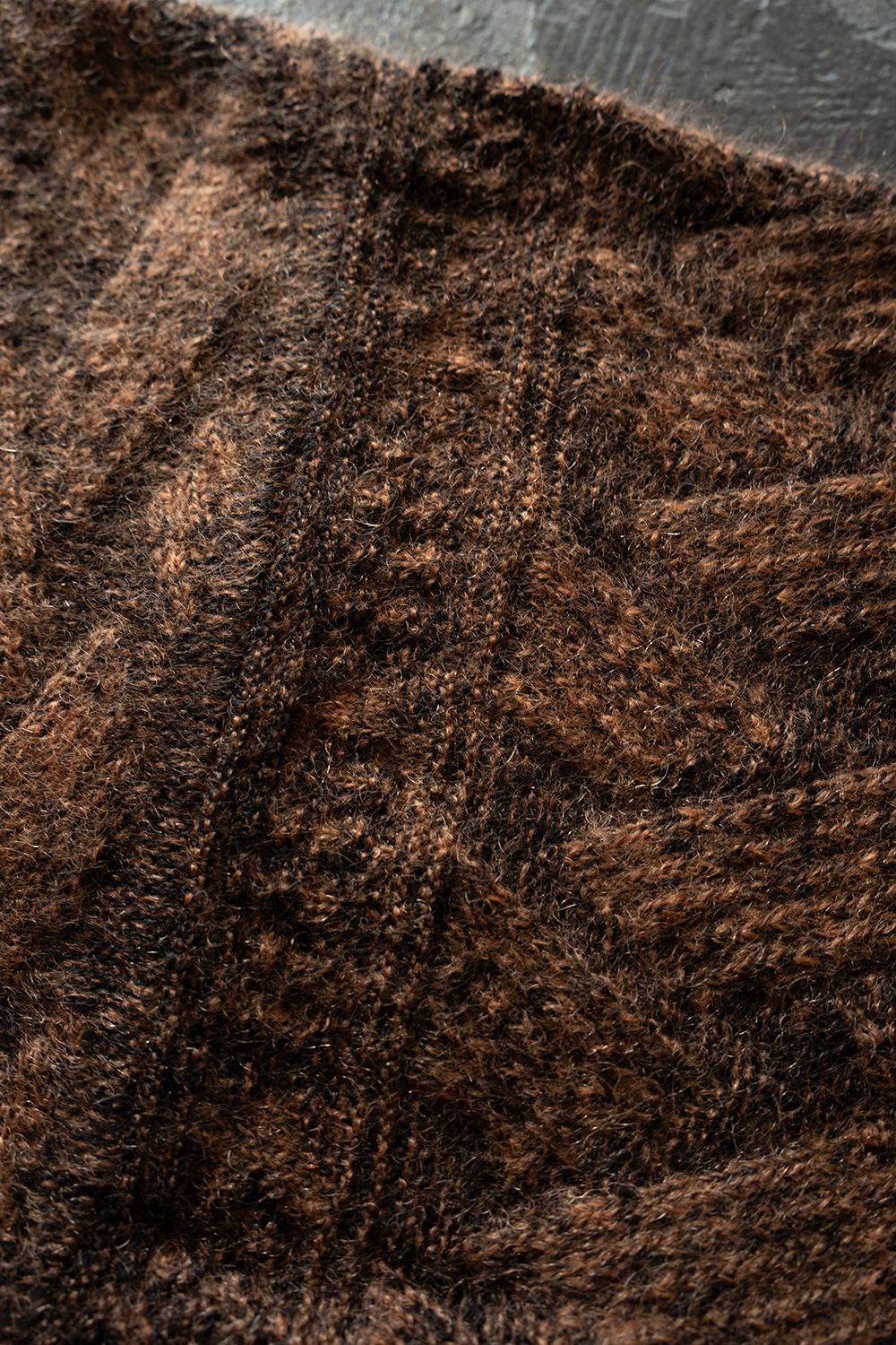 【26AW】Ochiba Mohair Cardigan(ORANGE)