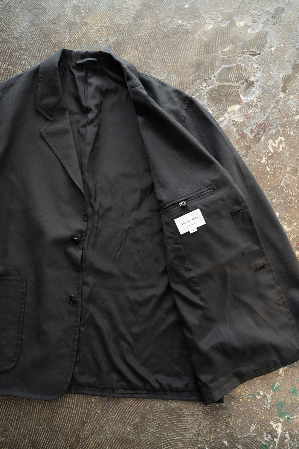 STILL BY HAND - 【ラスト1点】【24AW】2Bウールジャケット(GRAY