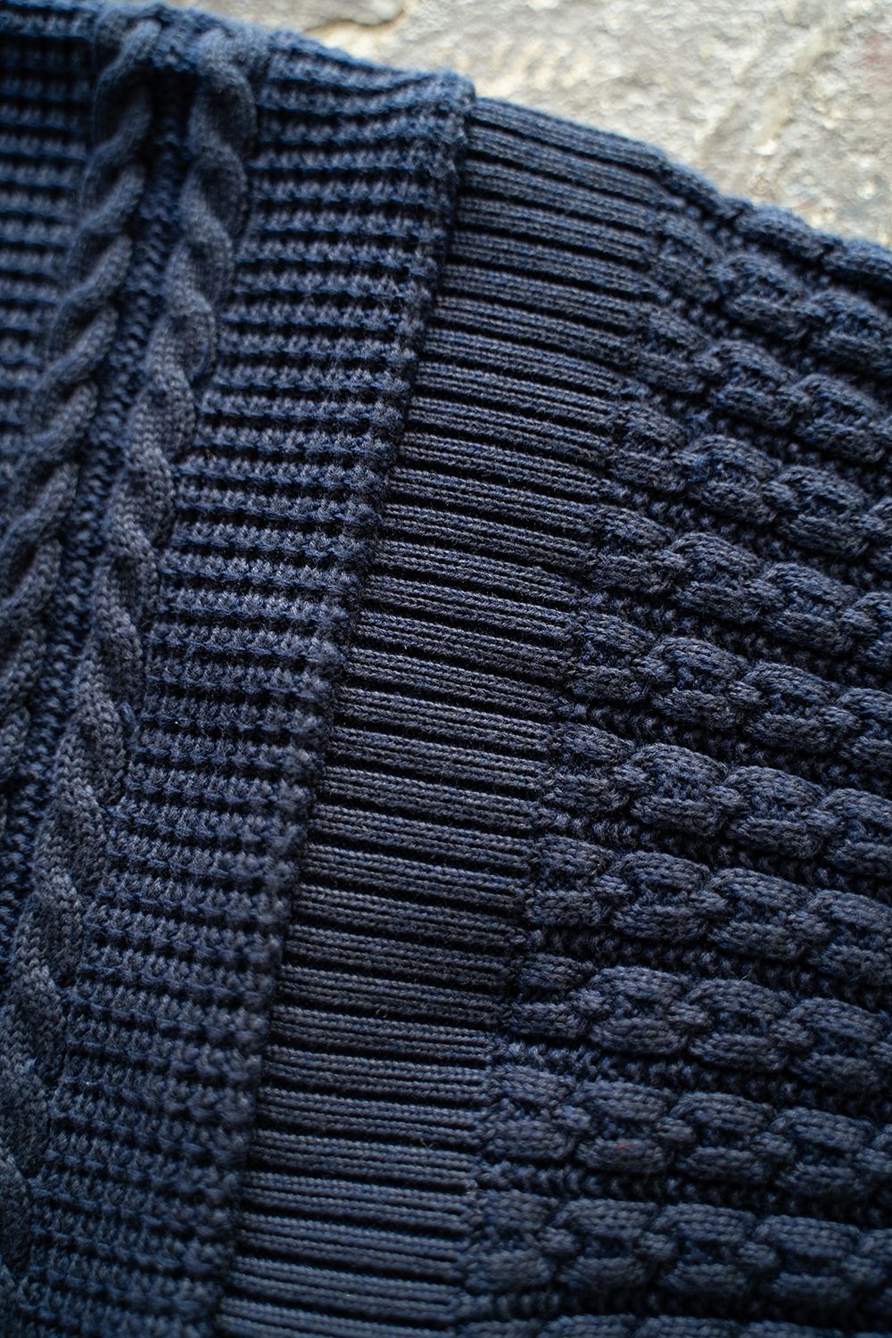 YASHIKI - 【23AW】Honami Knit(NAVY) | Salty