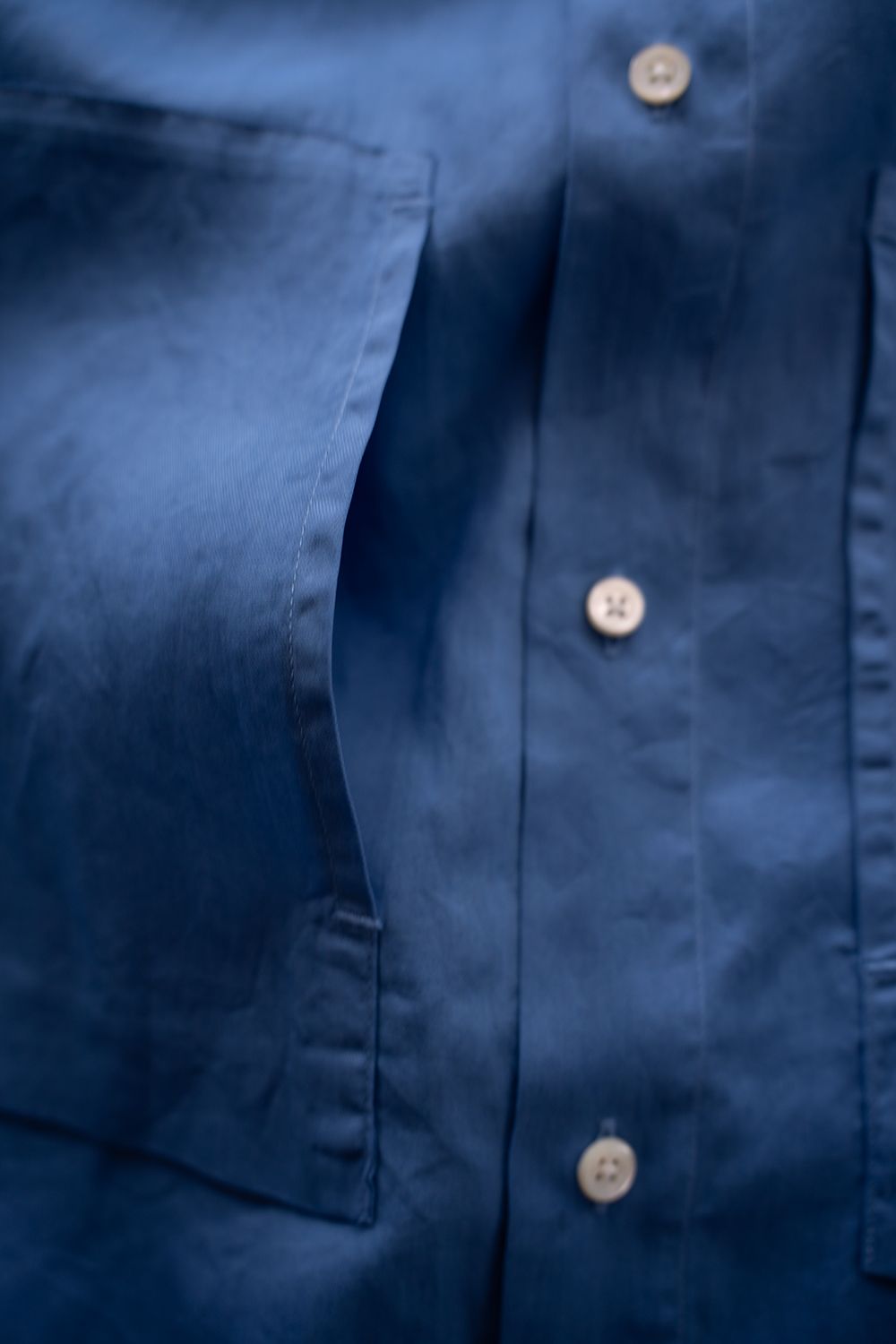 【26SS】ガーメントダイオーバーシャツ(SKY BLUE)