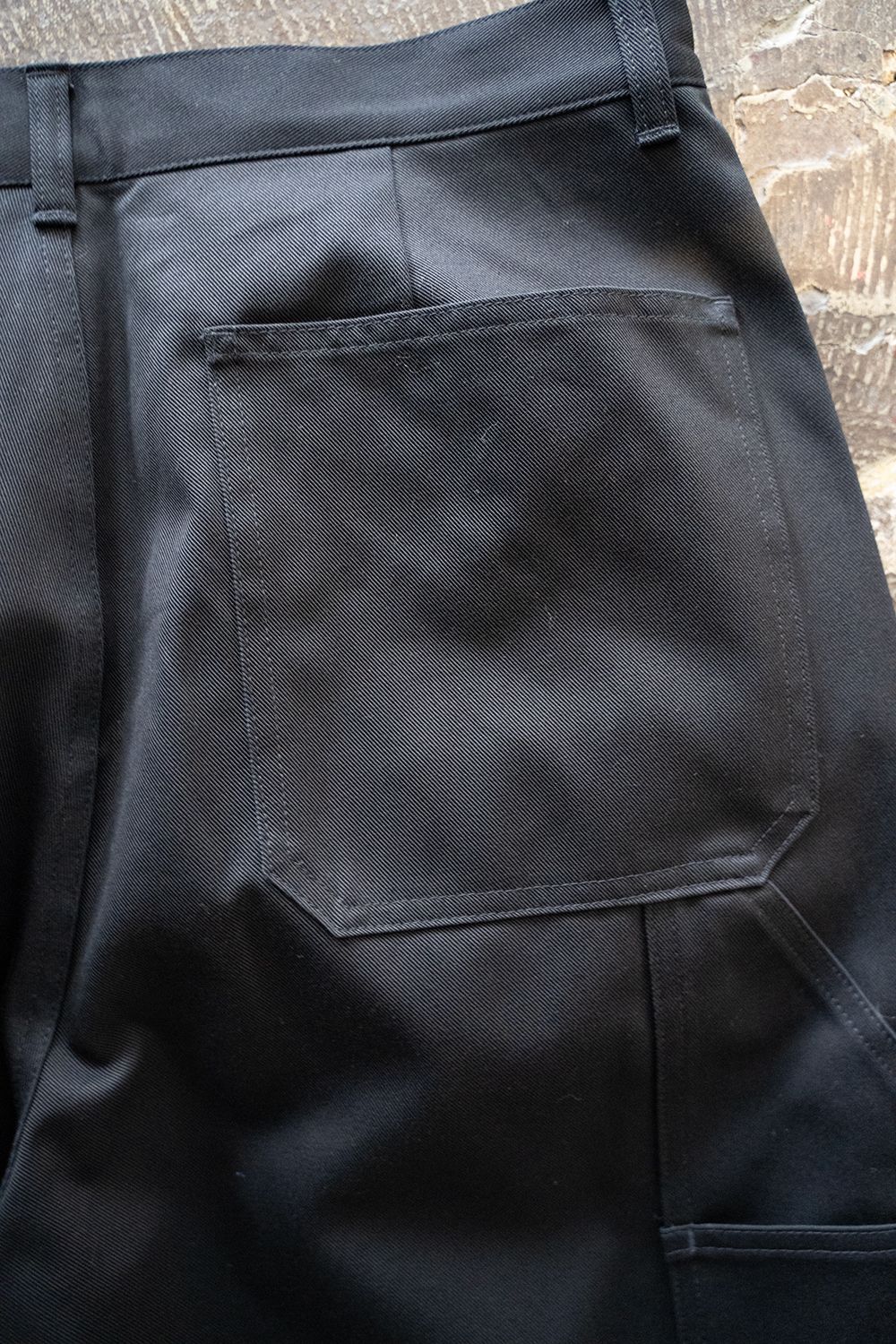 【25SS】コットンツイルワイドペインターパンツ(DARK NAVY)