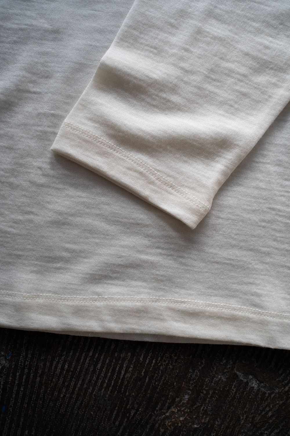 【ラスト1点】【23AW】Washable wool turtle(OFF WHITE)