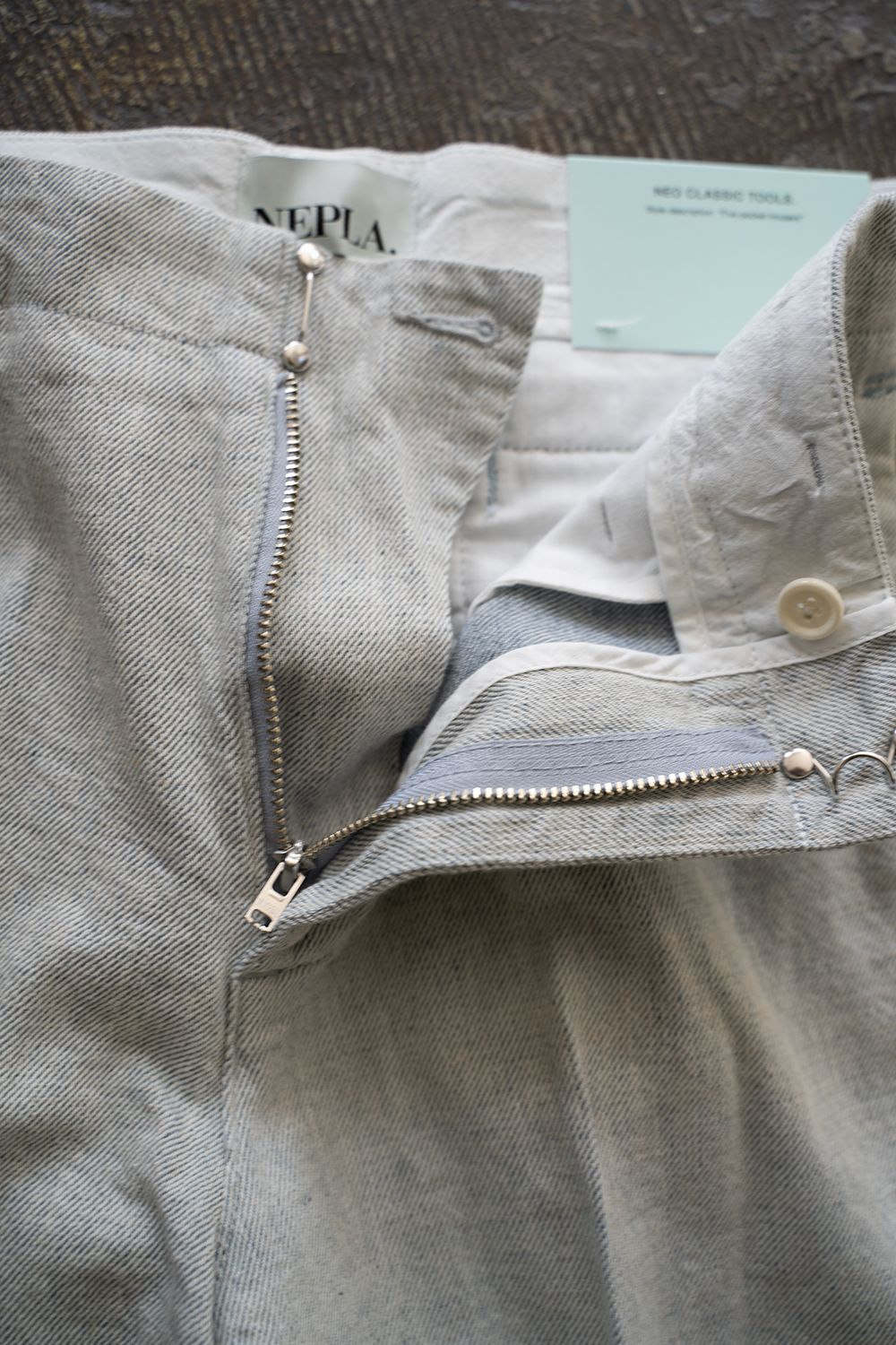 【ラスト1点】【23SS】ヒップハングパンツ(NATURAL)
