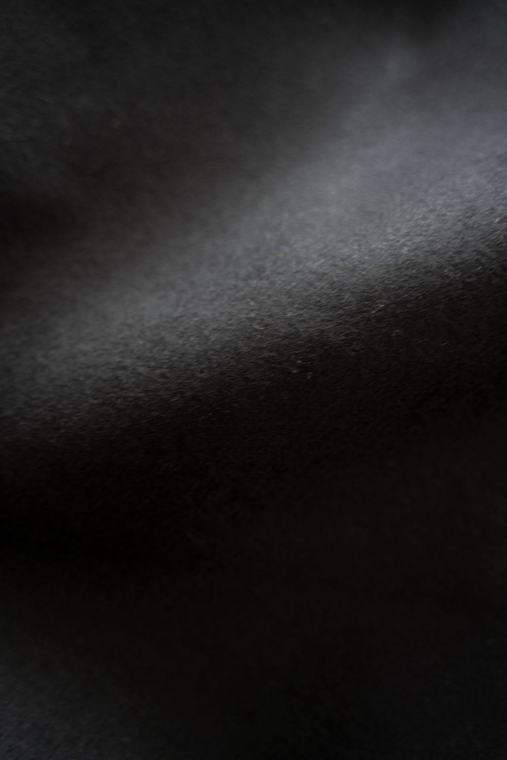 【25AW】Super110'Sメルトンステンカラーハーフコート(BLACK)