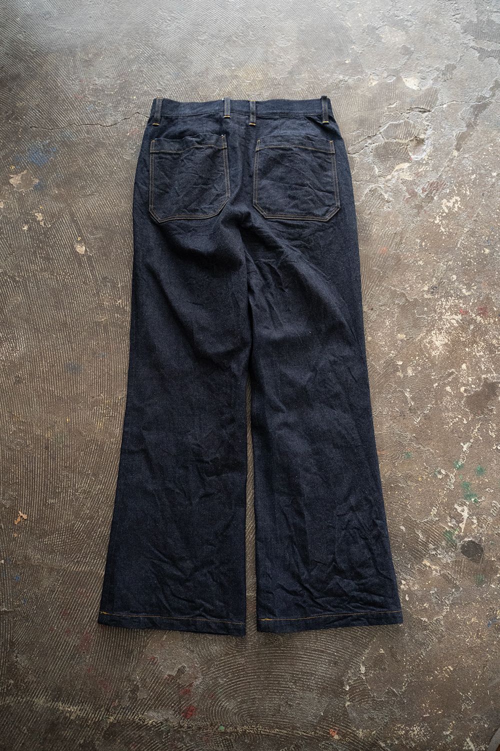 SAYATOMO - 【25SS】1-Tack Bootcut Denim Pants/1タックブーツ SAYATOMO - 【25SS】1-Tack Bootcut Denim Pants/1タックブーツ