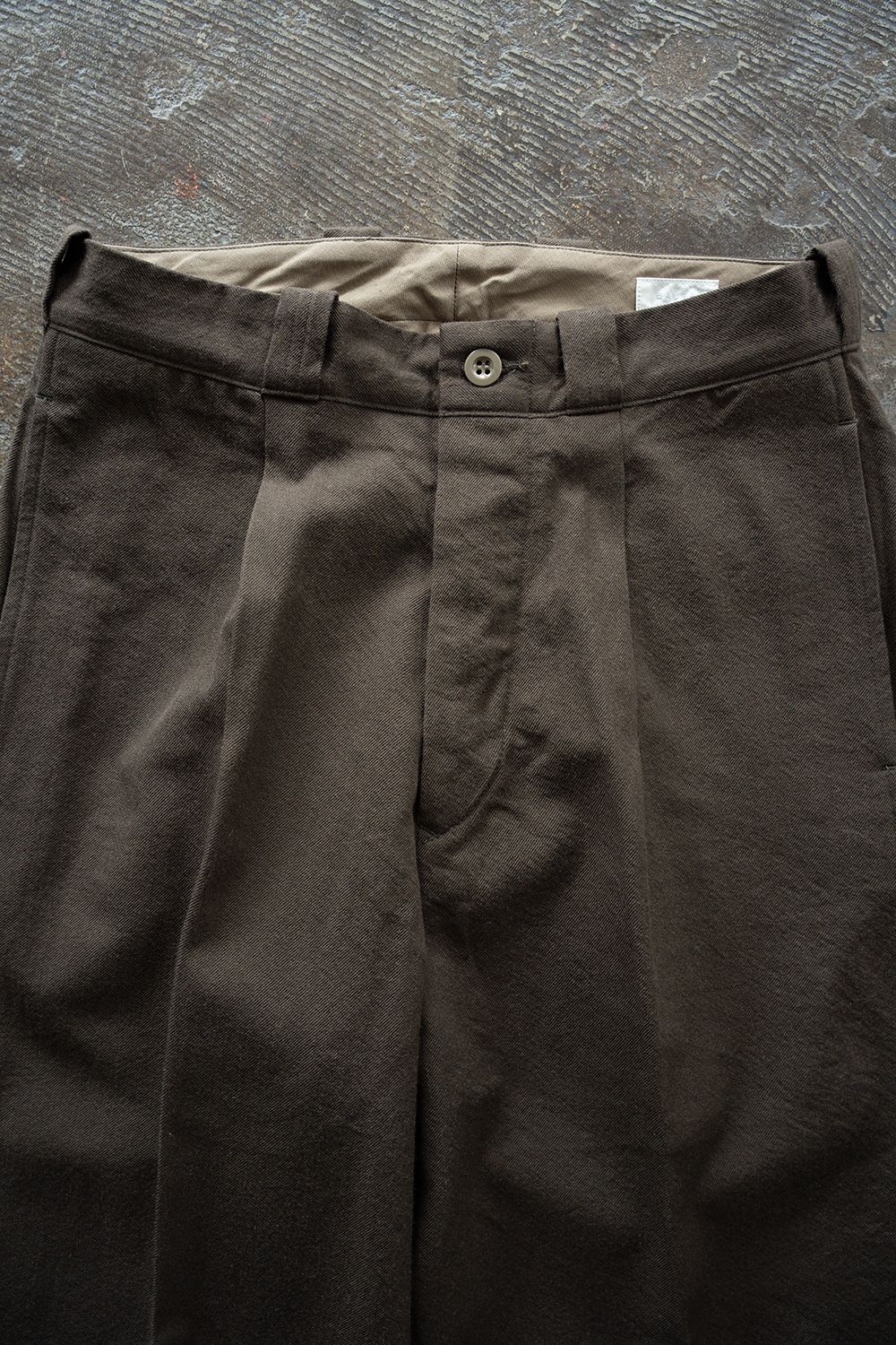 【26AW】Wool Cotton Military Pants(BROWN)