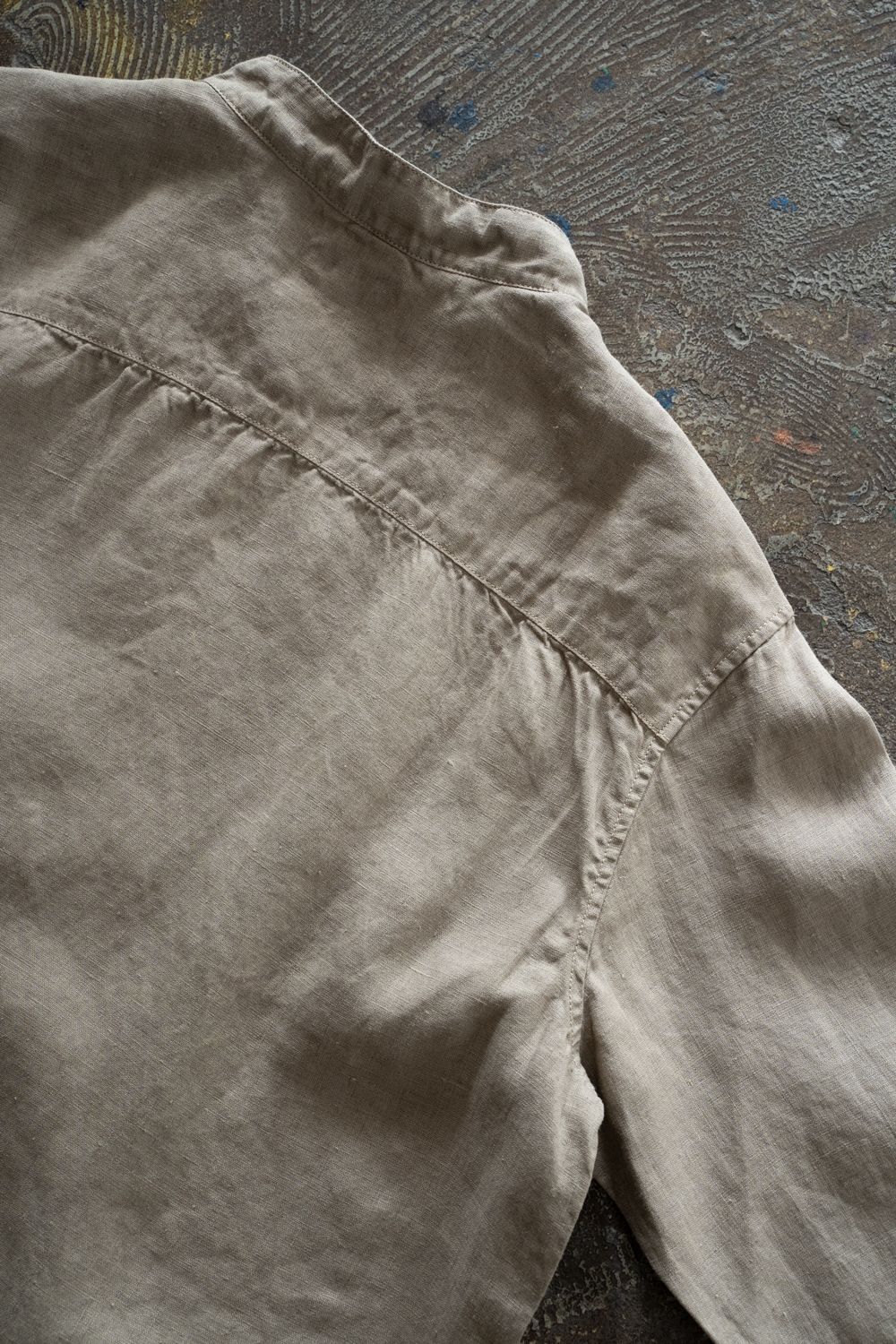 大麻シャツ(珈琲)