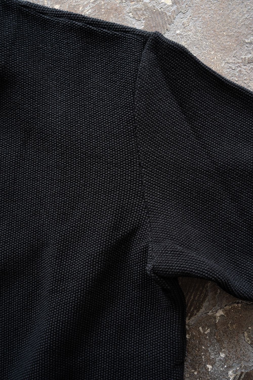 【26AW】10Gニットジップカーディガン(BLACK)