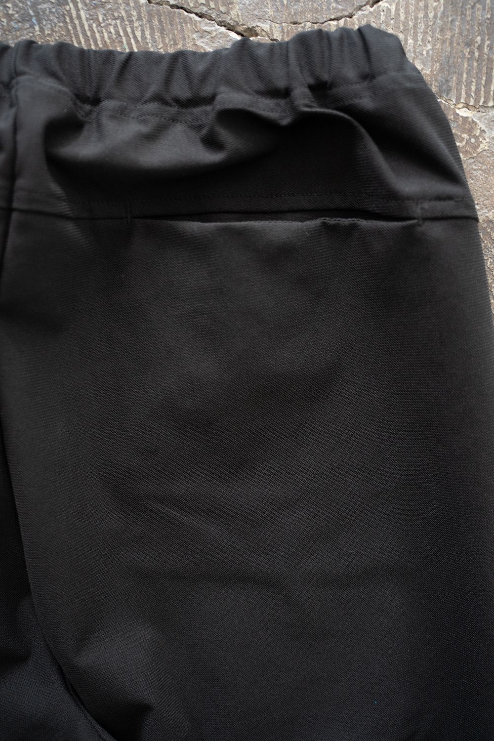 【ラスト1点】【25SS】ポリエステルジャージーイージーパンツ(BLACK)