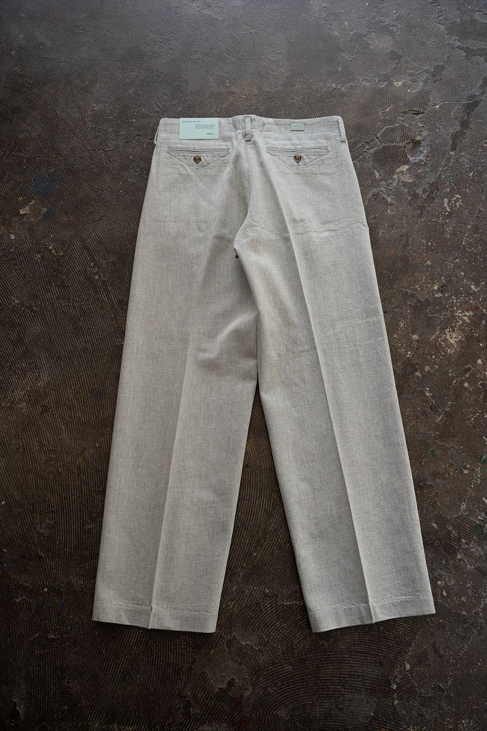 【ラスト1点】【23SS】ヒップハングパンツ(NATURAL)