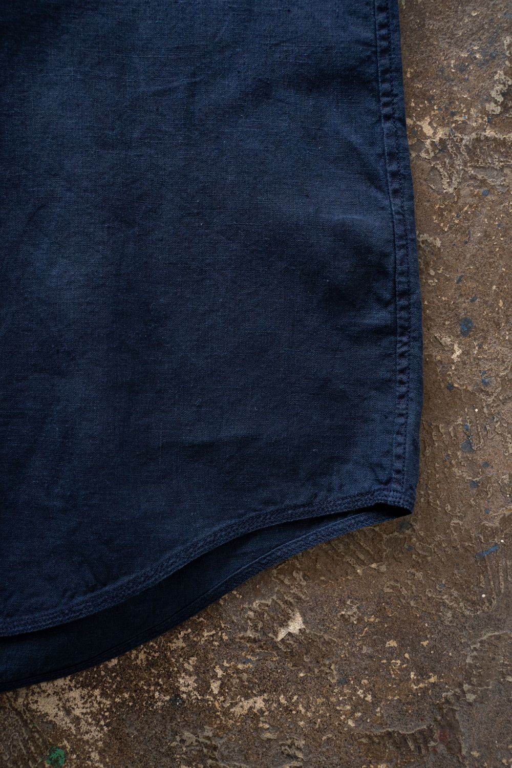 大麻シャツ 3(藍(濃))