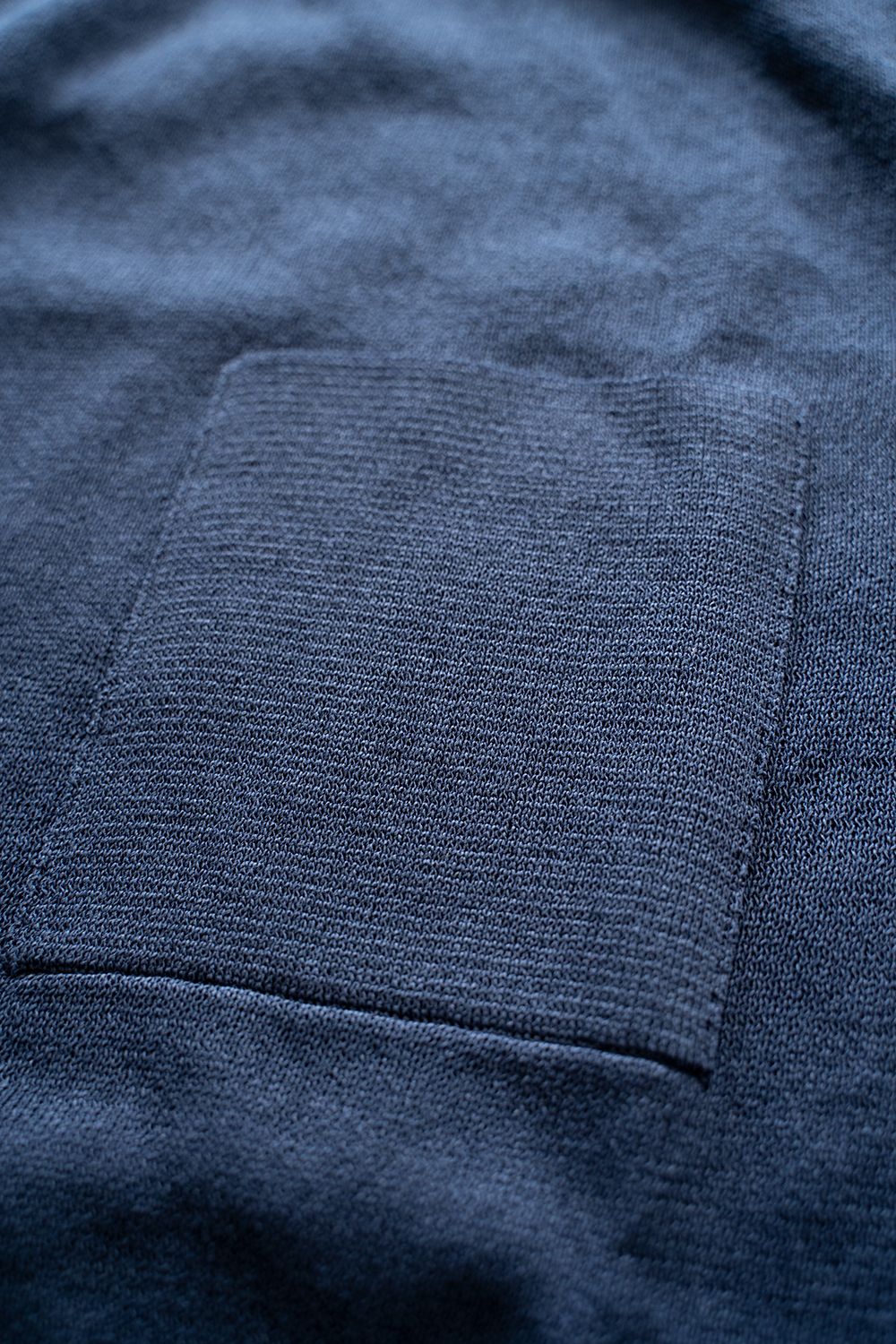 【ラスト1点】和紙混サドルショルダーニット(NAVY)
