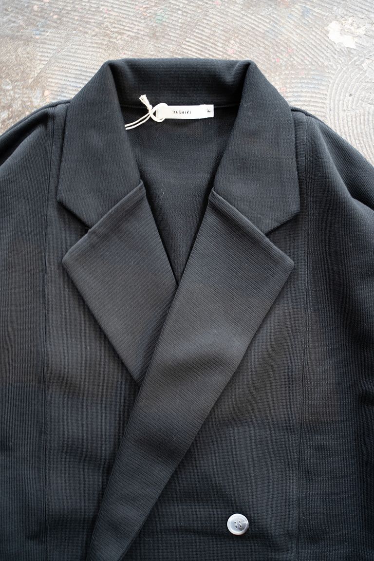 YASHIKI - 【ラスト1点】【24SS】Seion Double Jacket(BLACK) | Salty