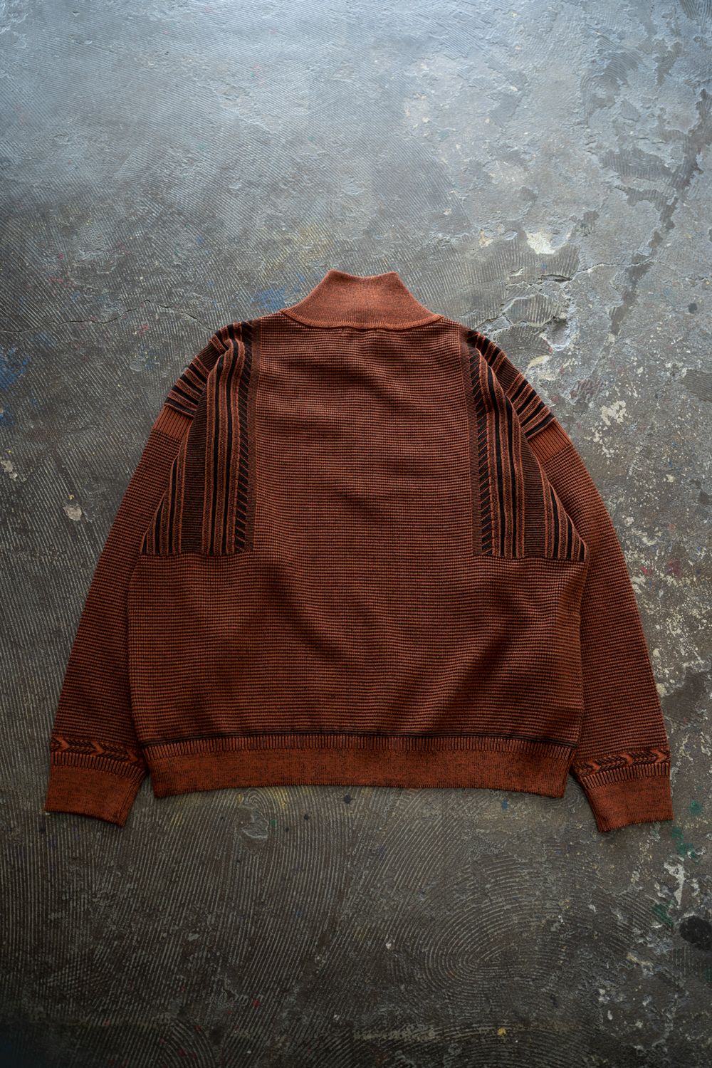 【25AW】Fuyushigure Half Zip Knit(ORANGE)