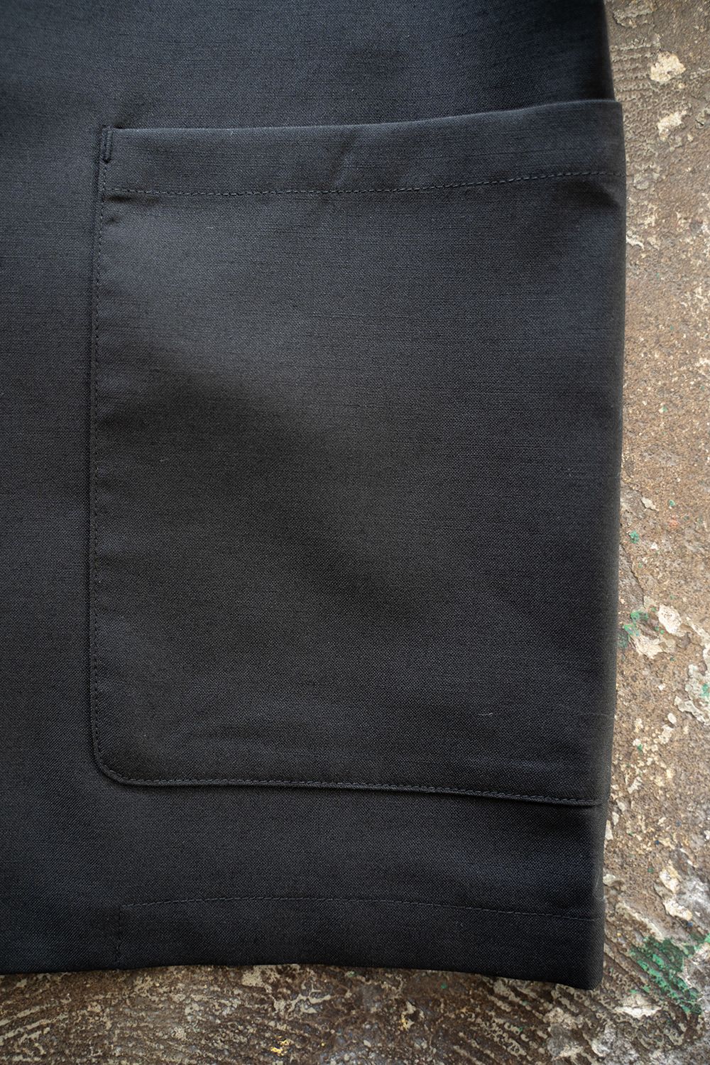 【25AW】モヘア混2Bジャケット(INK BLACK)