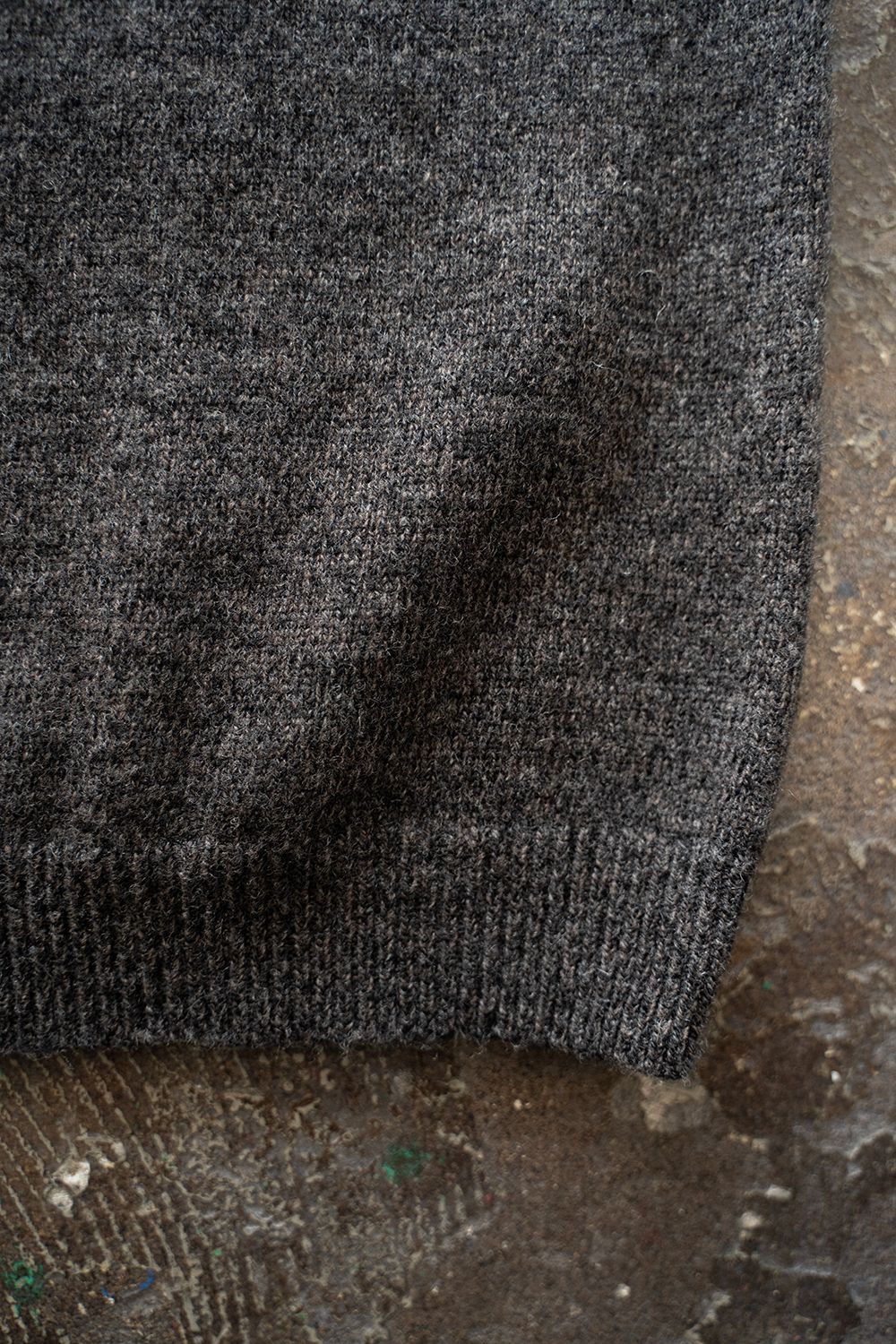 【ラスト1点】【24AW】7Gニットポロ(CHARCOAL)