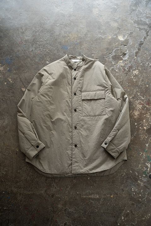 【25AW】シンサレートシャツブルゾン(KHAKI BEIGE)