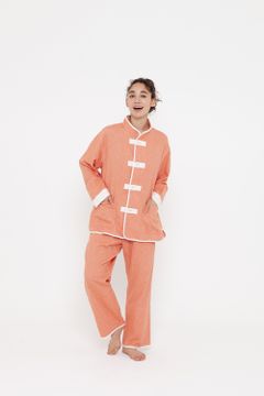 【ラスト1点】"kung-fu"pajama【セットアップ】(ORANGE)