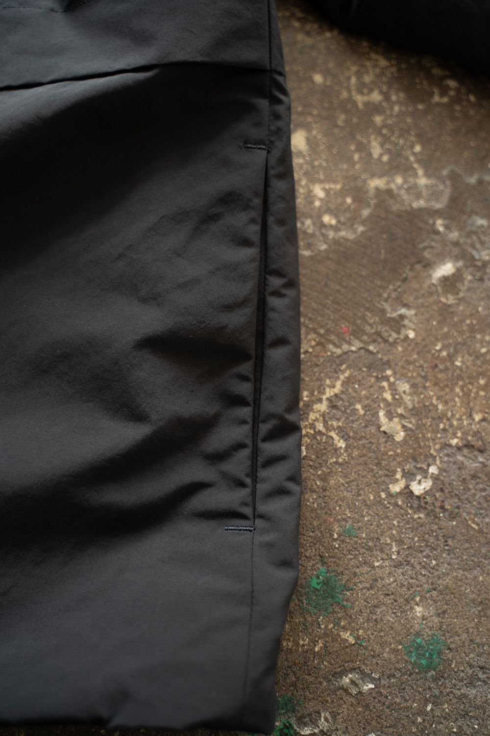 【ラスト1点】【24AW】撥水ポリエステルスタンドカラーブルゾン(INK BLACK)