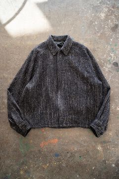 【ラスト1点】【24AW】Loop Tweed Short Jacket/ループツイードショートジャケット(BLACK)