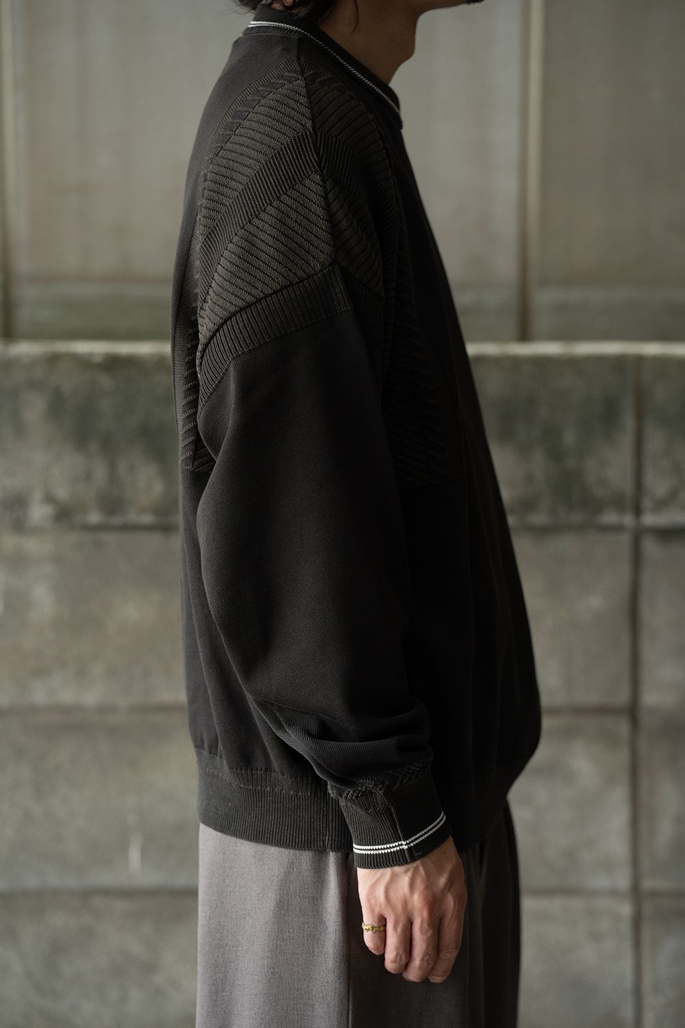 【25AW】Shimobashira Knit(DARK OLIVE)