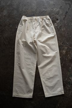 【ラスト1点】【23SS】シルクネップイージーパンツ(OFF WHITE)